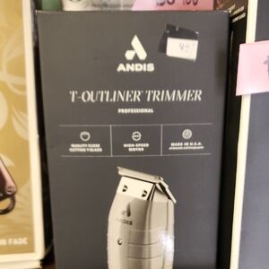 Andis T-Outliner Trimmer in Silver and Black    . Open Box